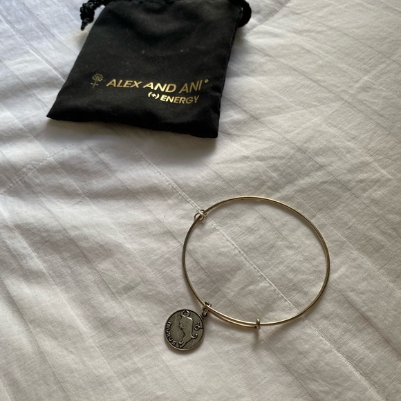 Alex and Ani Silver Taurus Zodiac Sign Bracelet - Picture 5 of 10